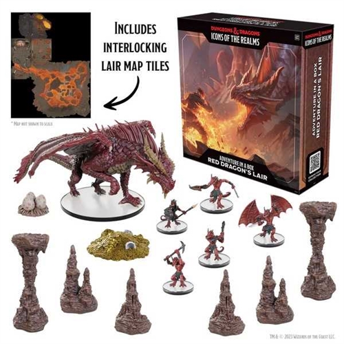DnD - Red Dragons Lair - Adventure in a Box - Icons of the Realms
